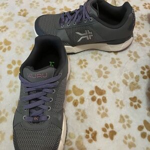 KURU Women's Gray and Purple Sneakers